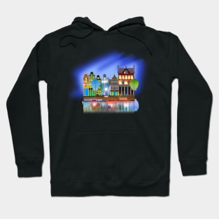 Amsterdam Grachtenhuizen Hoodie